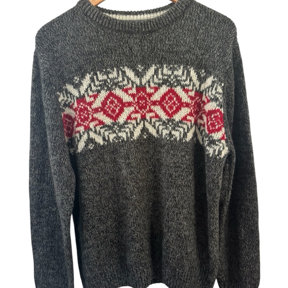 David Taylor Sweater Men’s Large‎ Holiday Crewneck Knit Shirt